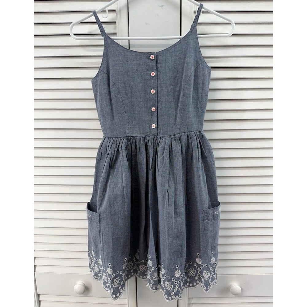 Johnnie B size 11-12 Chambray summer pocket Dress